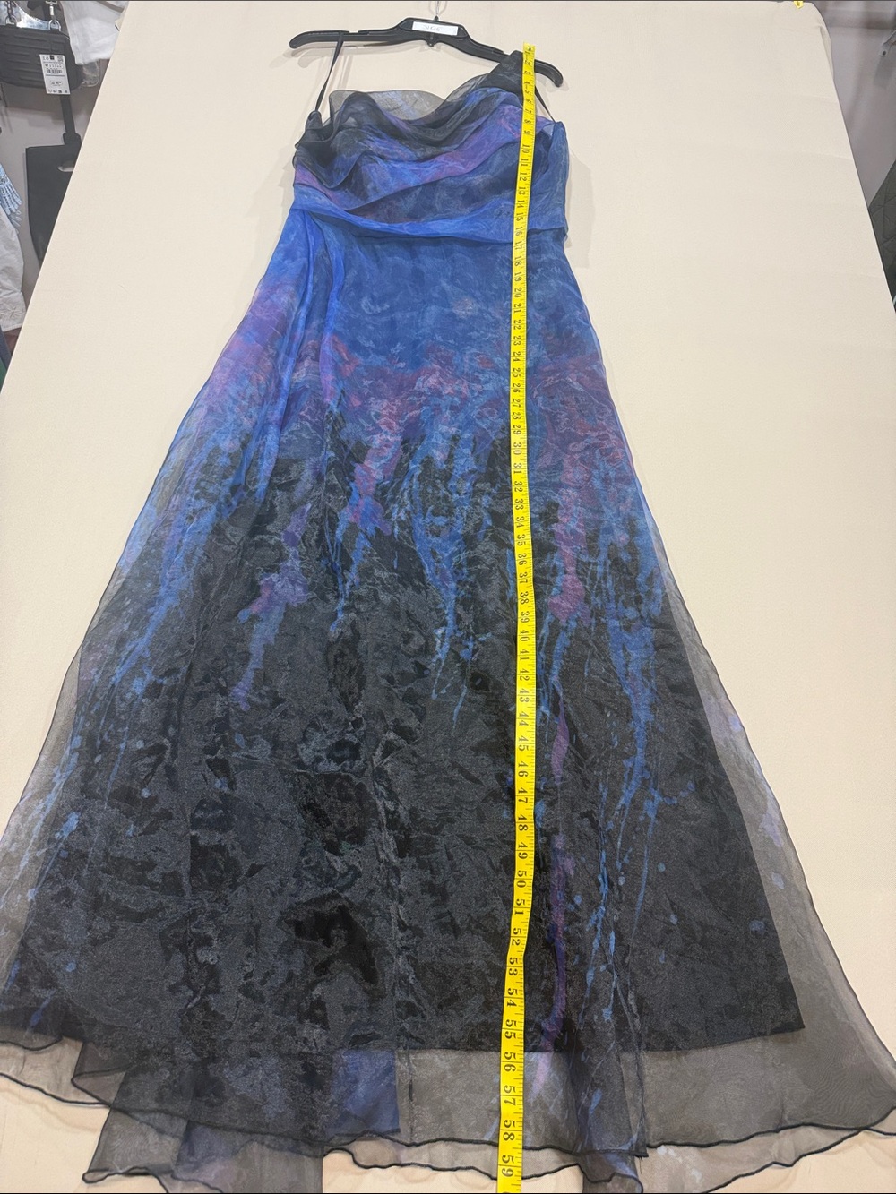 Rene Ruiz Collection Blue
Organza Gown Maxi Dress One
Shoulder Size 10 - Picture 13 of 14